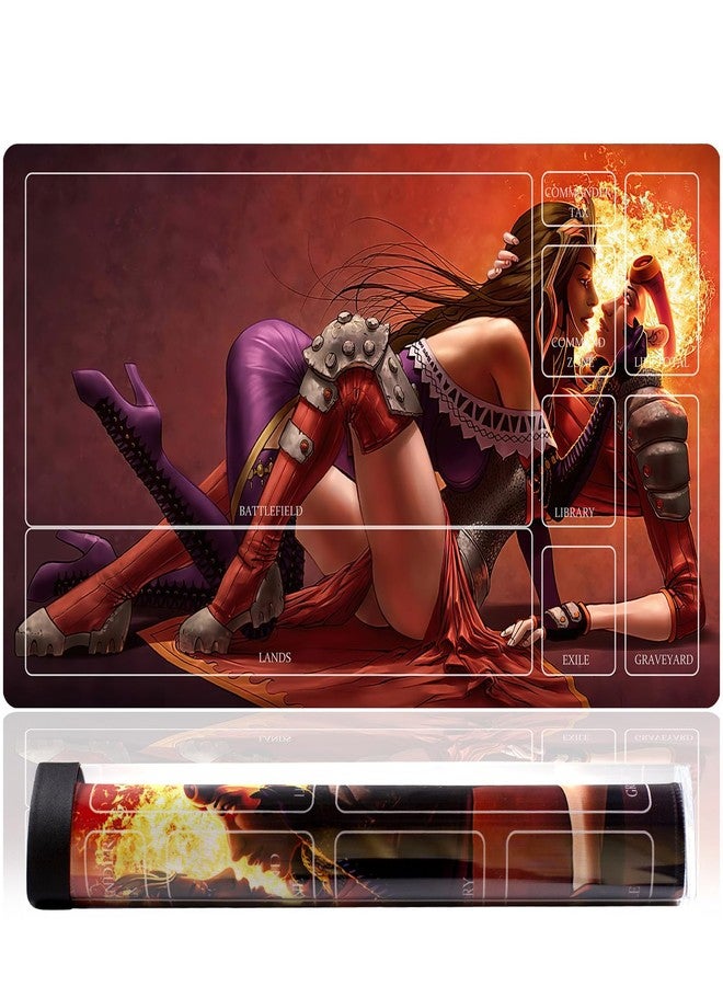 sabermaster MTG Playmat Table Mats Size 60X35 cm Mousepad Compatible for MTG RPG CCG Trading Card Game Play mats Original Play Mat Art Designs & Accessories (15) - Image 1